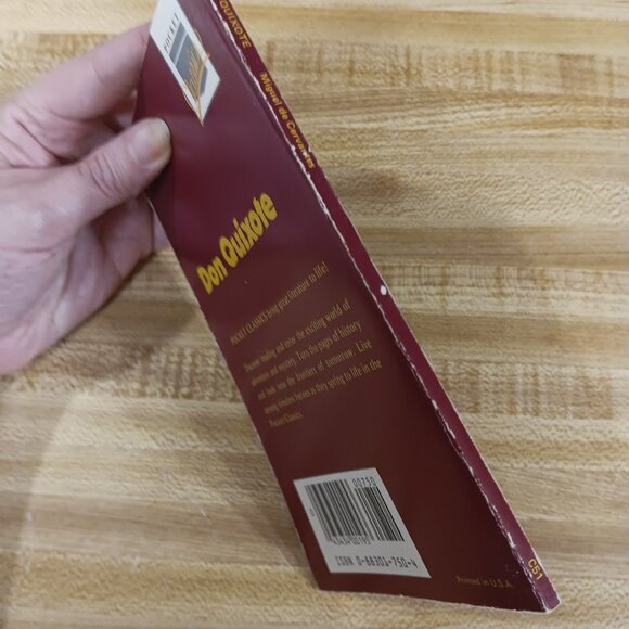 Don Quixote Miguel de Cervantes 1984 B&W Pocket Classics Comic Paperback VTG - Picture 3 of 7